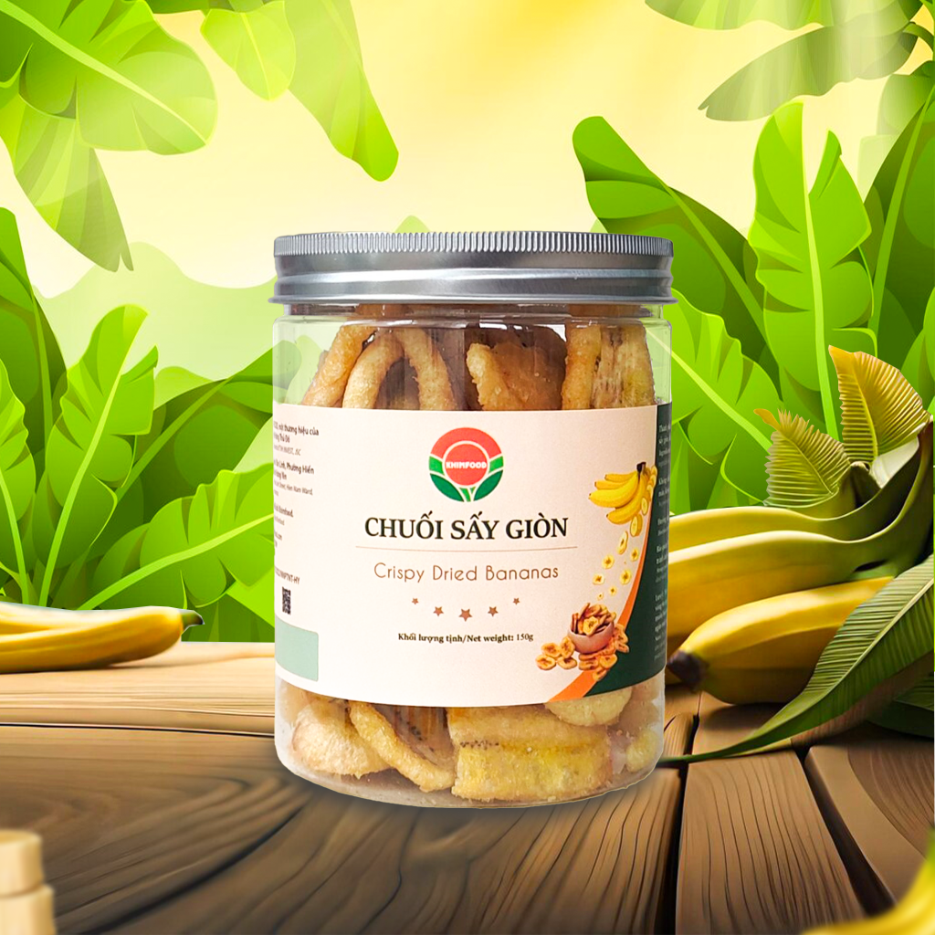 chuối sấy giòn